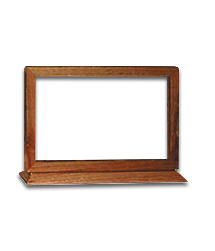 Classic Hardwood Sign Frame Countertop Base 11"L x 7"H